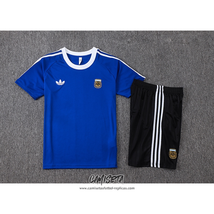 Chandal del Argentina 2026-2027 Manga Corta Azul - Pantalon Corto